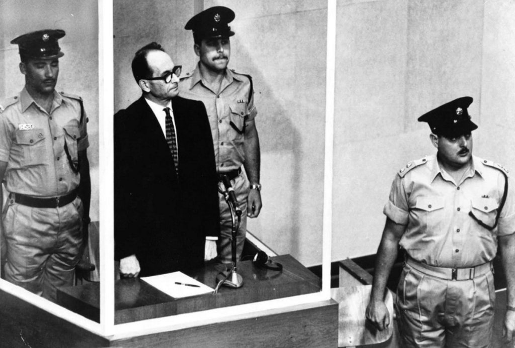 Az Eichmann-per, 1961 - fotó: AP