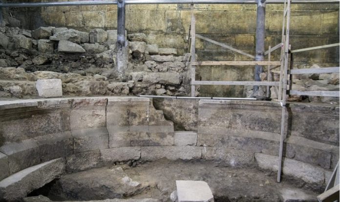 A színház maradványai - fotó: Israel Antiquities Authority