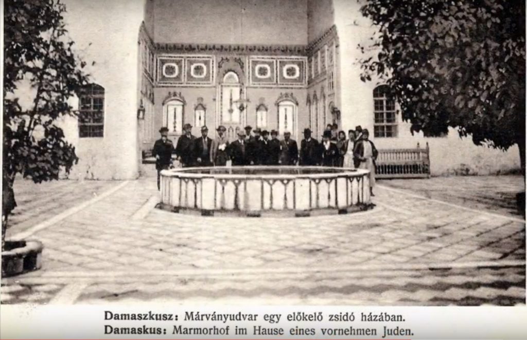 Damaszkusz, 1905-ben, fotó: screenshot a youtube-ról.