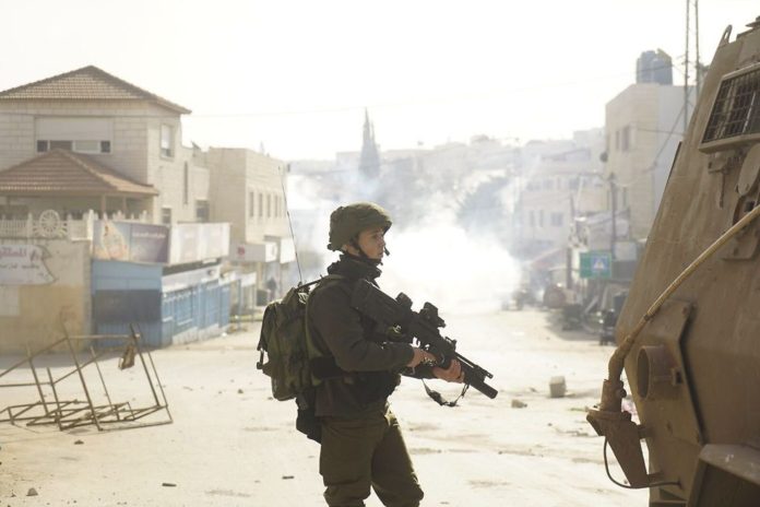 izraeli katona ciszjordaniaban