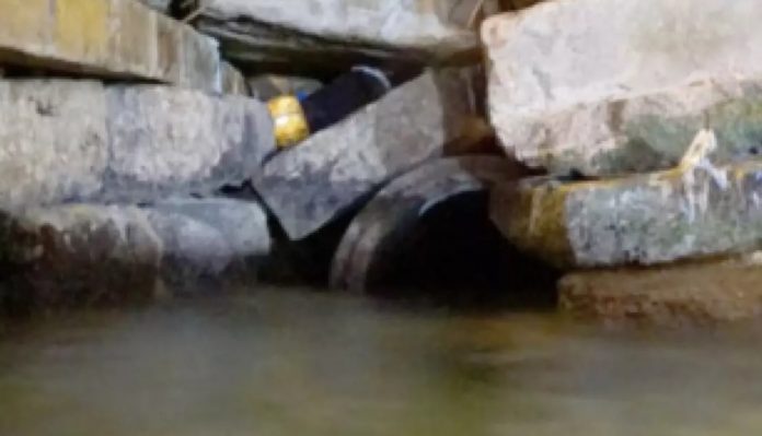 a vizalatti alagut bejarata