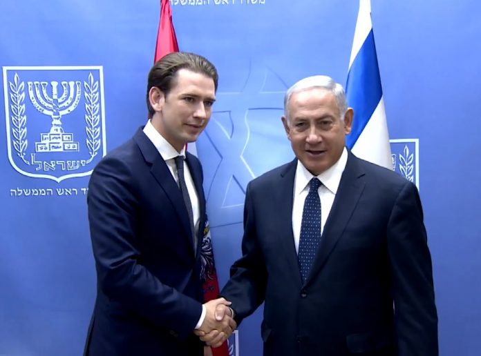 Kurz és Netanjahu - fotó: screenshot