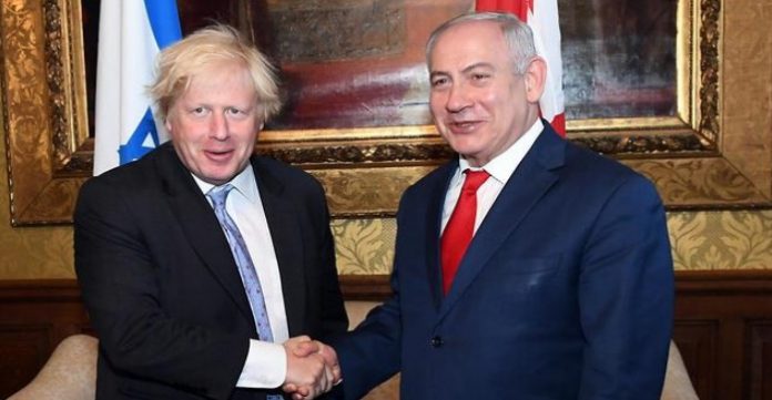 netanjahu a brit kulugyminiszterrel