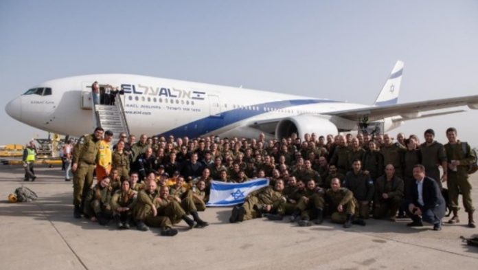 izraeli katonak el al repuloter