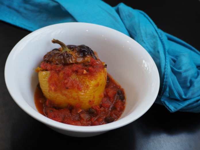 Marokkói töltöttpaprika Marokkói töltöttpaprika