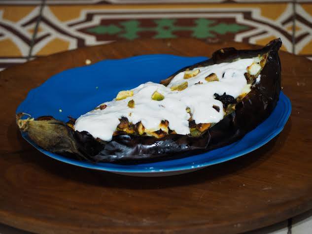 Grillezett padlizsán