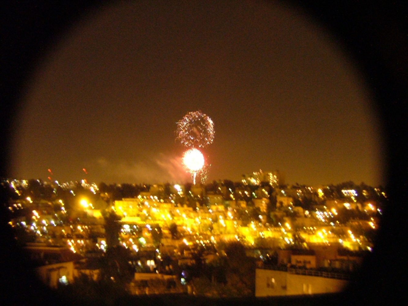 Fireworks_over_Jerusalem Izraelinfo