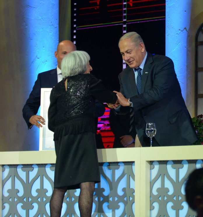 Keleti Ágnes Izrael - díjat kap - fotó: Roth Tamás