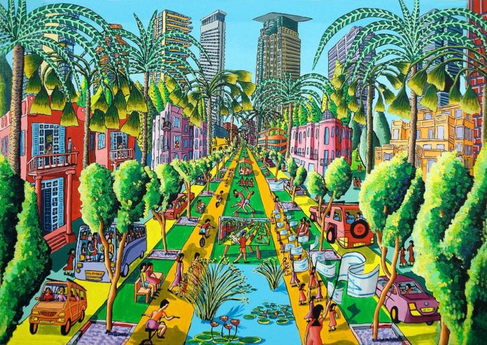 A Rothschild sétány Tel-Avivban - Iloveart Iloveart / Flickr A Rothschild sétány Tel-Avivban - Iloveart Iloveart / Flickr
