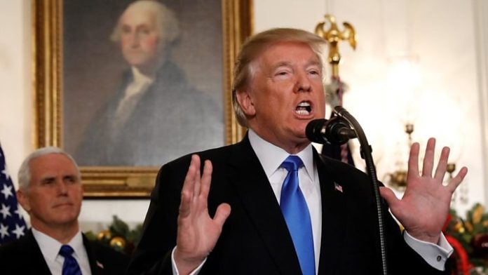 trump bejelenti jeruzsalem izrael fovarosa
