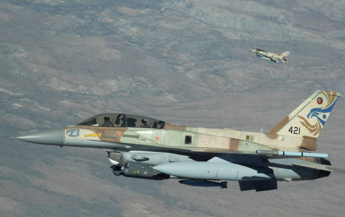 Izraeli F-16-os vadászgép - fotó: wikipedia