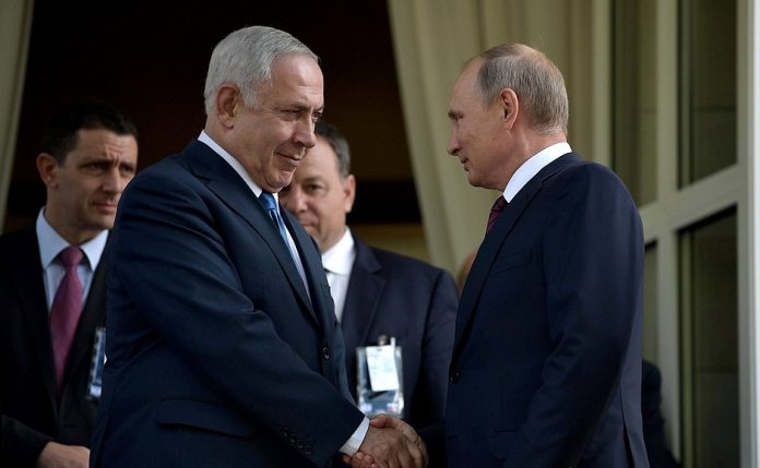 benjamin netanjahu vlagyimir putyin