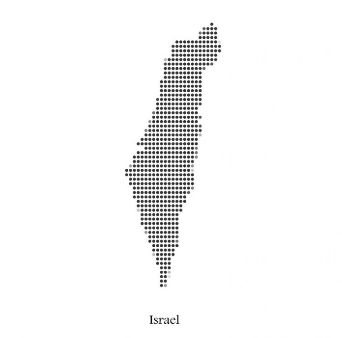 izrael terkep pontokbol