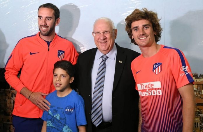 reuven rivlin izraeli elnok atletico madrid focistak
