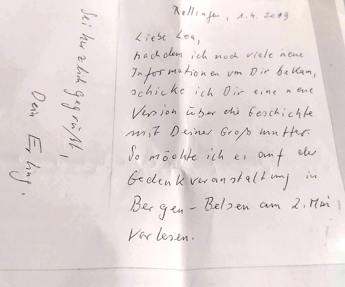 Schnapp Lea - Az igazi oszinte jovatetel - Erling levele