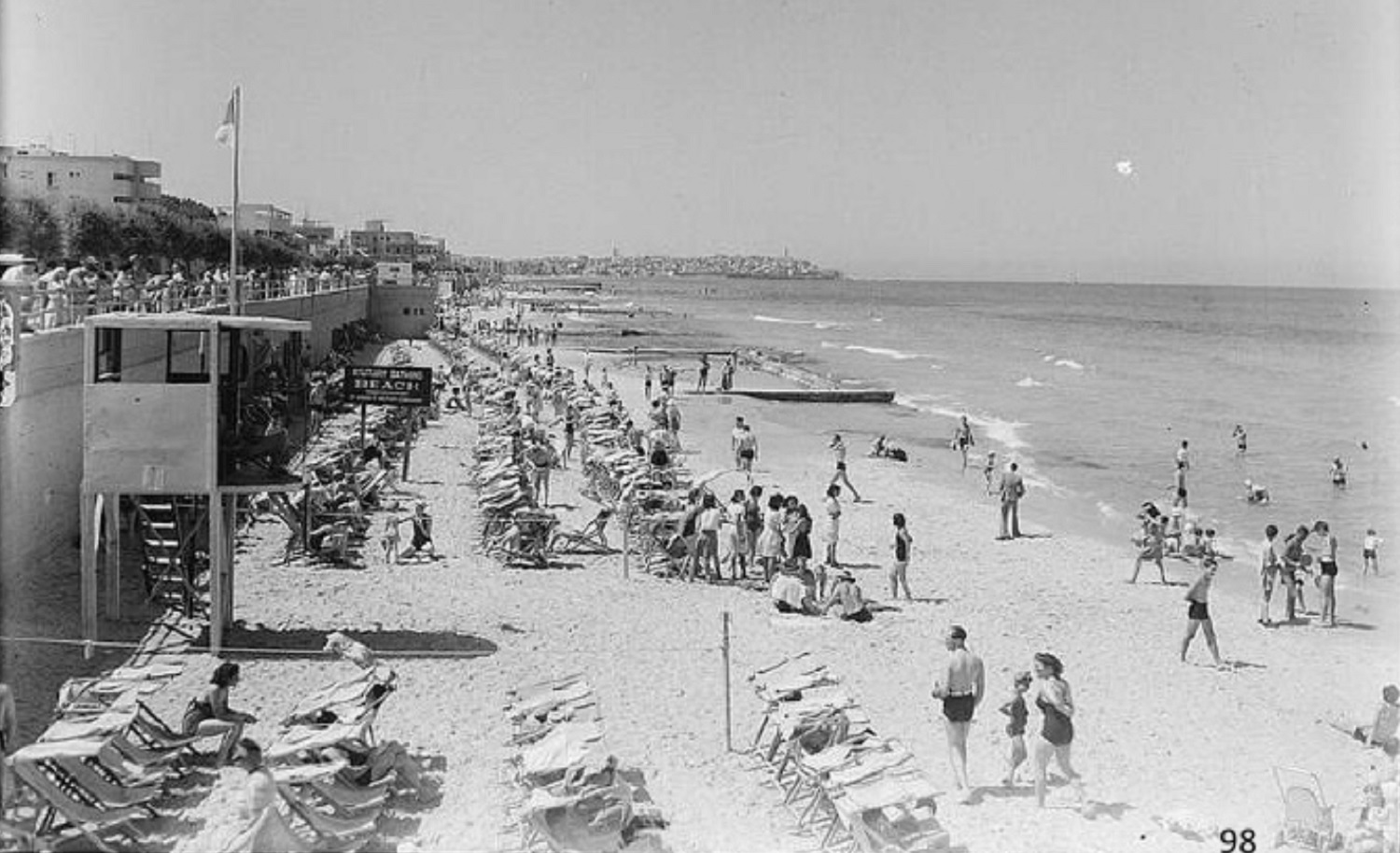izraeli tengerpart tel-avivban 1930