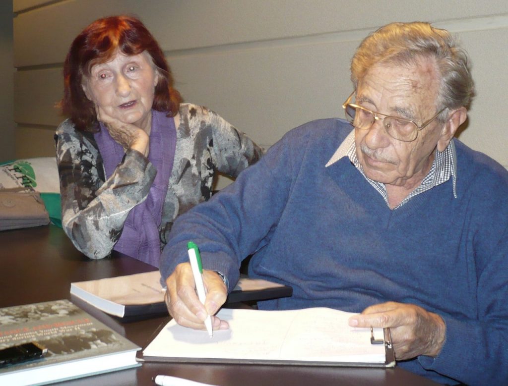 Dávid Gur és felesége, a pszichológus professzor Nomi