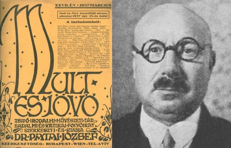A Múlt és Jövő folyóirat 1937 márciusi száma, és Patai József