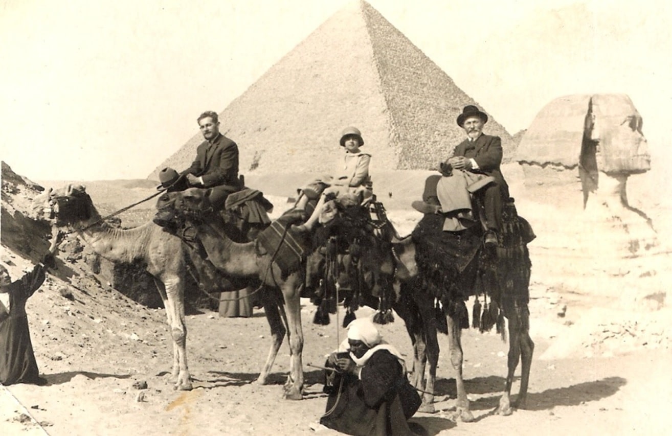 Béla Mordechai, Rivka, Lipót Egyiptomban, 1928