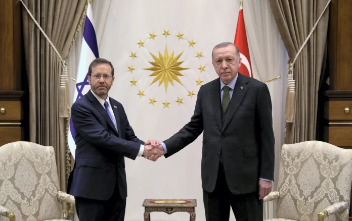 Herzog és Erdogan Ankarában