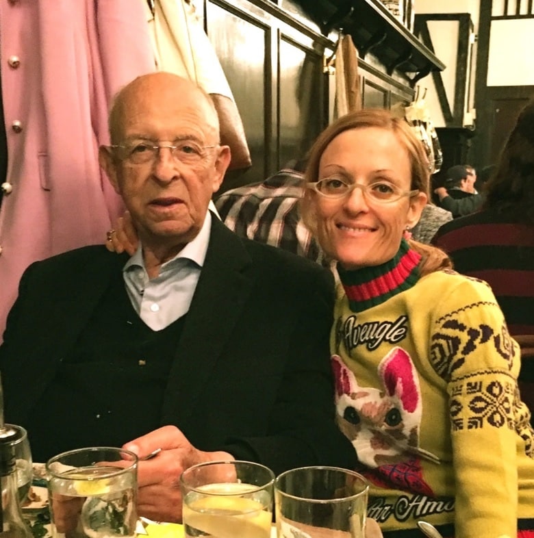 Gad Naschitz a lányával, Anattal, 2016